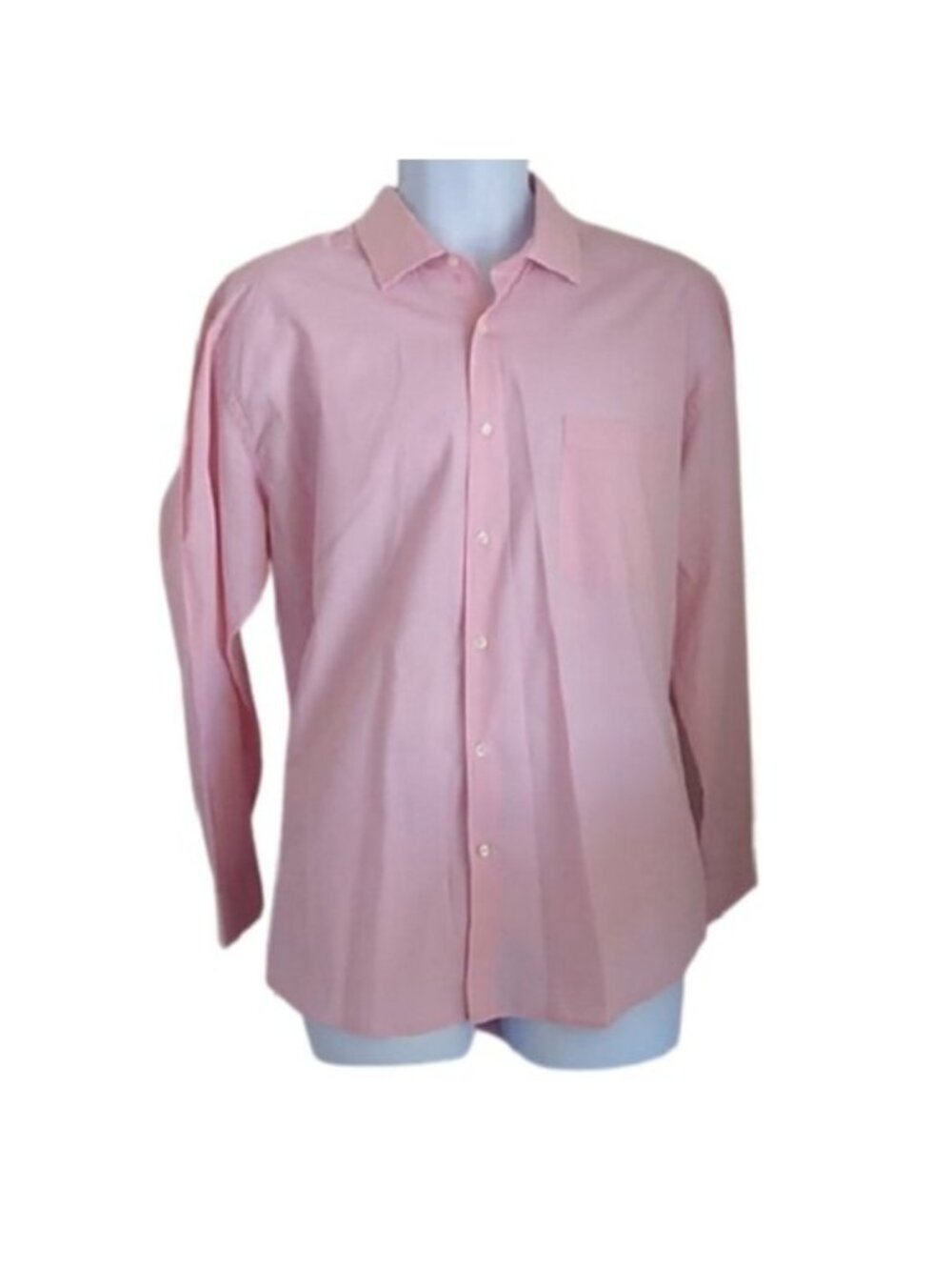 Dockers Long Sleeved Pink Dress Shirt, 16-16 1/2, 34-35